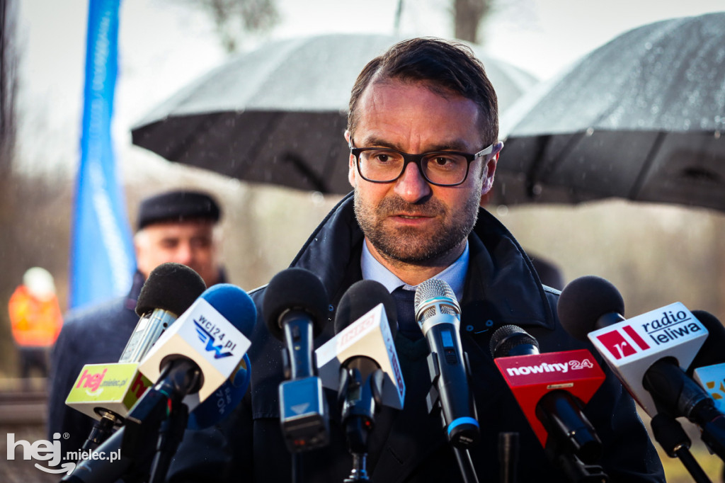 Konferencja prasowa przy L25 Mielec - Padew Narodowa