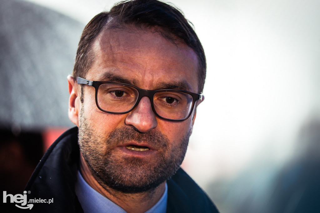 Konferencja prasowa przy L25 Mielec - Padew Narodowa