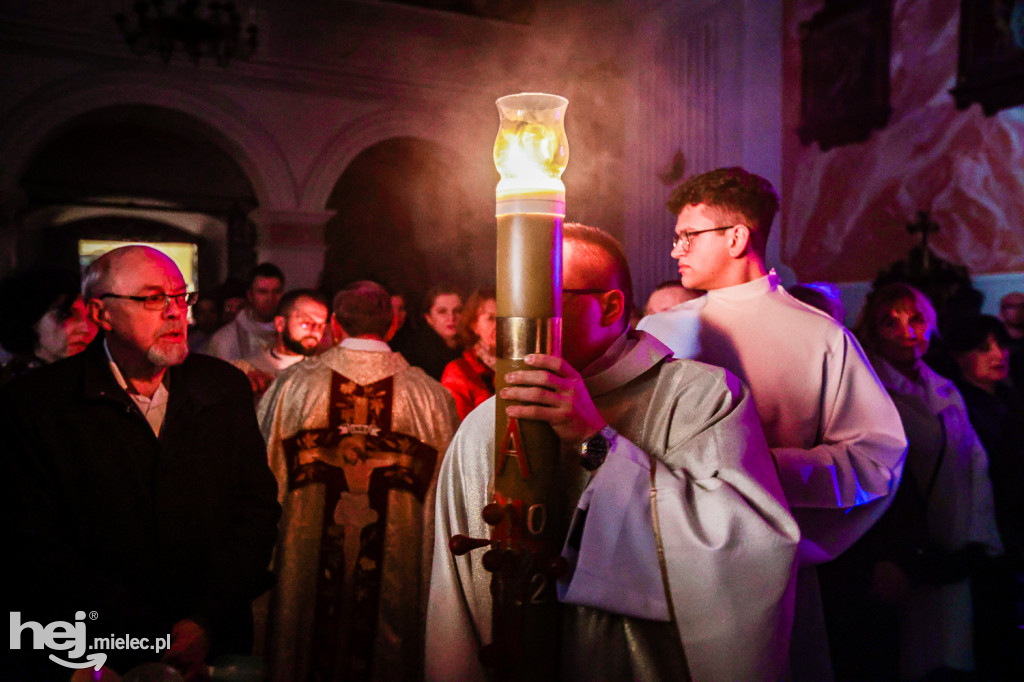 Wielka Sobota: Liturgia Światła w Bazylice w Mielcu
