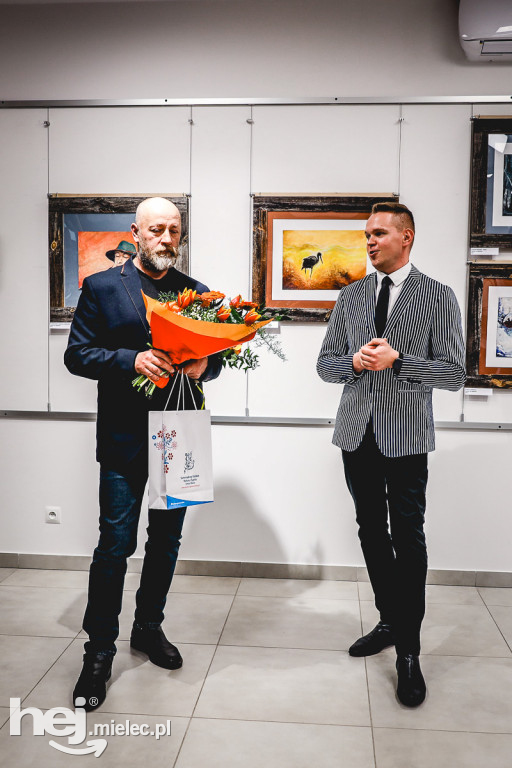 Wystawa Piotra Pszenicznego w Nadleśnictwie