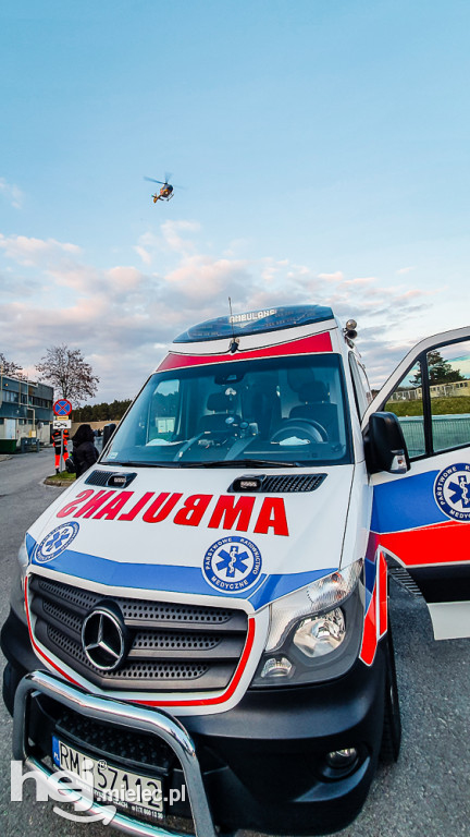 Śmigłowiec LPR po nastolatka ze szpitala w Mielcu