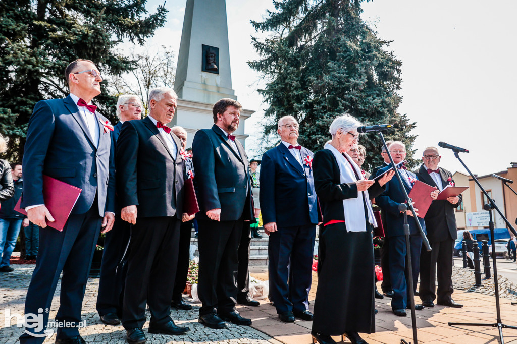 Święto Konstytucji 3 Maja w Mielcu: uroczystości pod Pomnikiem Wolności