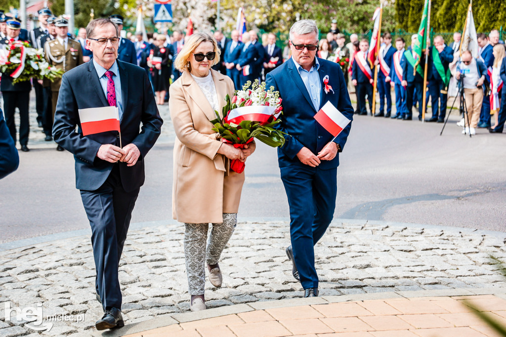 Święto Konstytucji 3 Maja w Mielcu: uroczystości pod Pomnikiem Wolności