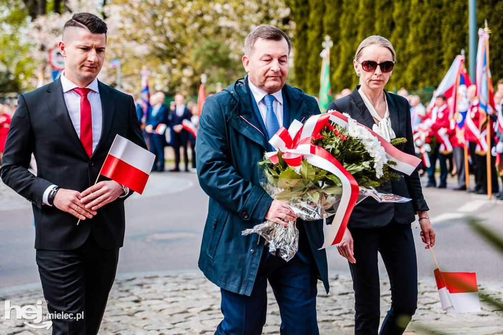 Święto Konstytucji 3 Maja w Mielcu: uroczystości pod Pomnikiem Wolności