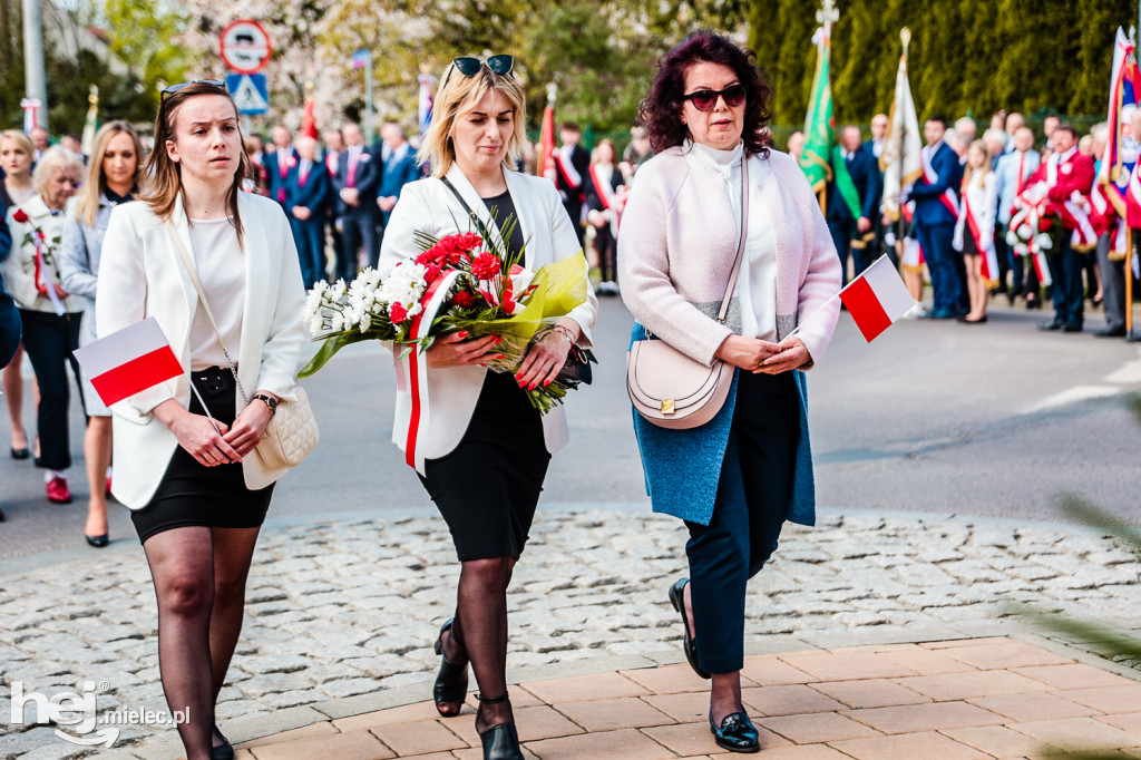 Święto Konstytucji 3 Maja w Mielcu: uroczystości pod Pomnikiem Wolności