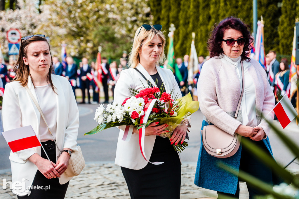 Święto Konstytucji 3 Maja w Mielcu: uroczystości pod Pomnikiem Wolności