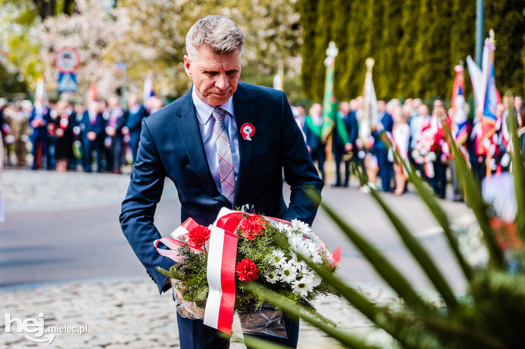 Święto Konstytucji 3 Maja w Mielcu: uroczystości pod Pomnikiem Wolności
