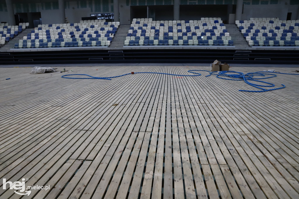Budowa hali sportowej - maj 2022