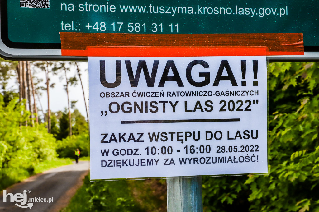 Ognisty Las - ćwiczenia OSP Gminy Mielec