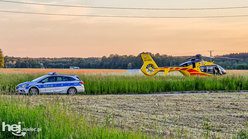 Śmigłowiec na ratunek młodej osobie