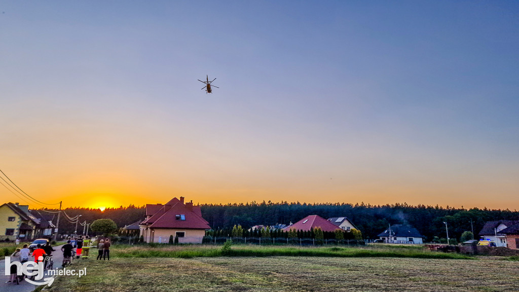 Śmigłowiec na ratunek młodej osobie