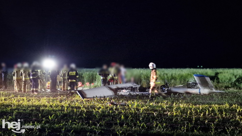 Tragiczny wypadek motoszybowca w Górkach