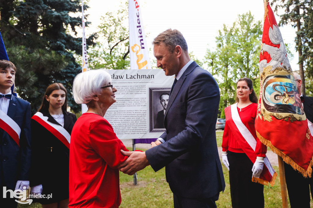 Uroczystość w Parku Stanisława Lachmana