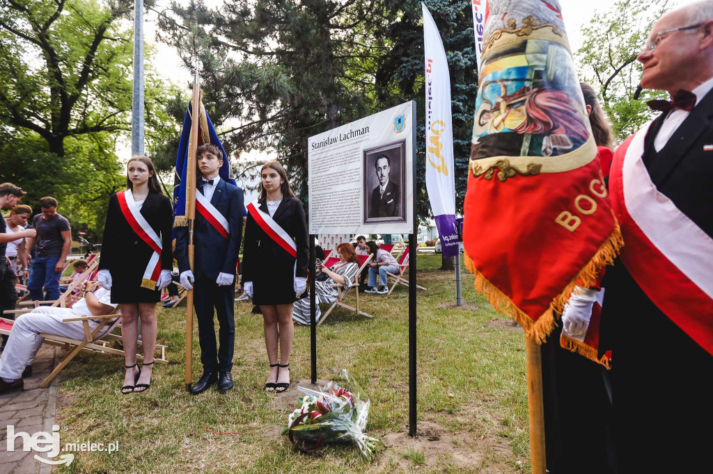 Uroczystość w Parku Stanisława Lachmana