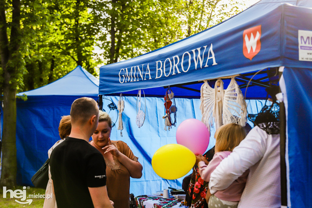 Biesiada w Borowskim Rynku i nowa fontanna w Borowej