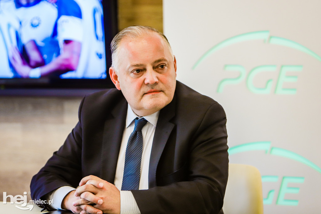 PGE sponsorem FKS Stal na kolejne trzy lata. Konferencja prasowa na PGE Narodowym