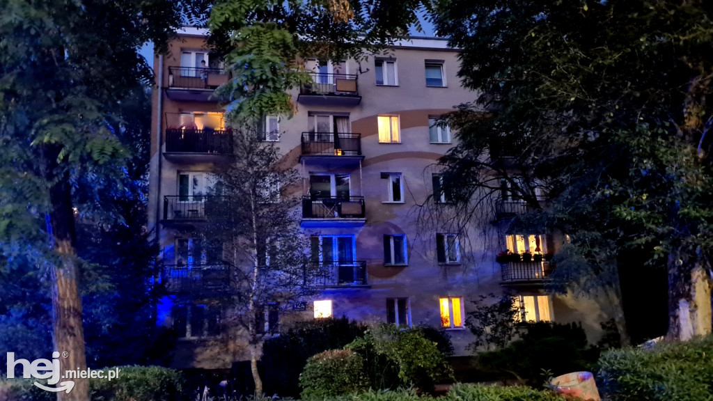 Wybuch piecyka w mieszkaniu