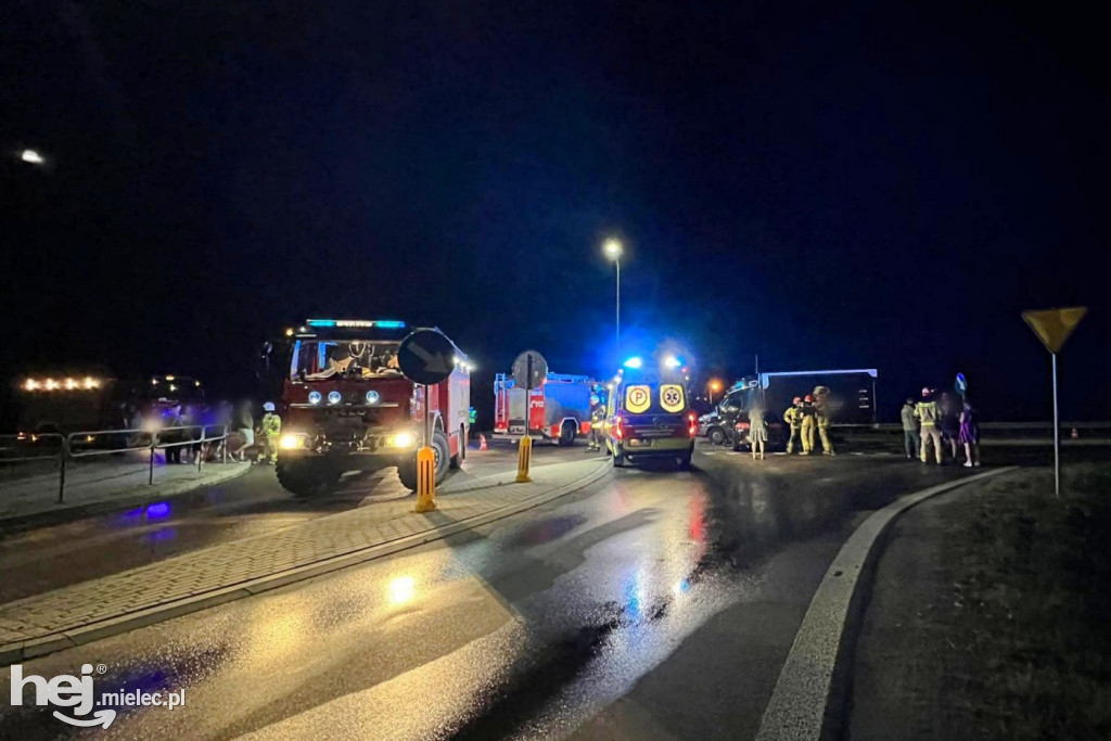 Wypadek na drodze Mielec - Połaniec