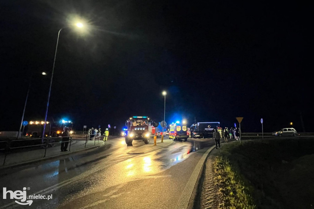 Wypadek na drodze Mielec - Połaniec