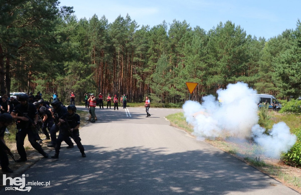 Duże ćwiczenia policji na Podkarpaciu