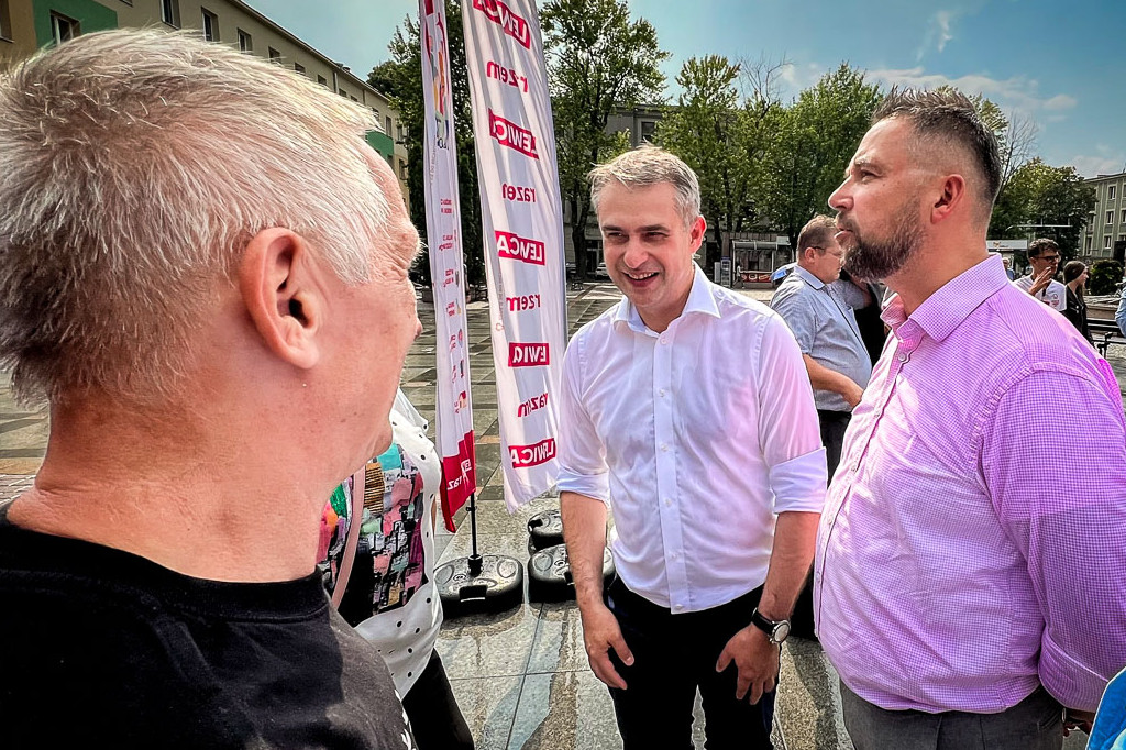 Politycy Lewicy w Mielcu. Akcja „Bezpieczna Rodzina”