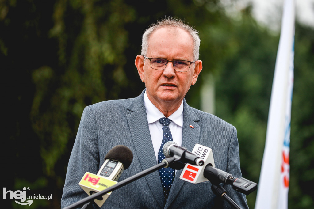 Kanalizacja w Woli Chorzelowskiej - briefing prasowy