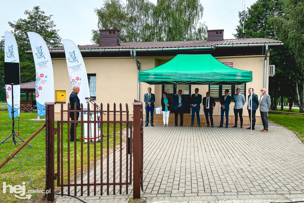 Kanalizacja w Woli Chorzelowskiej - briefing prasowy
