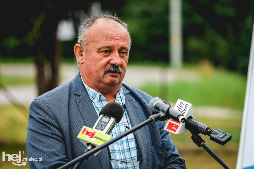 Kanalizacja w Woli Chorzelowskiej - briefing prasowy