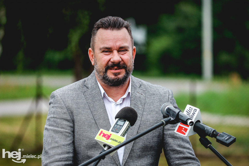 Kanalizacja w Woli Chorzelowskiej - briefing prasowy