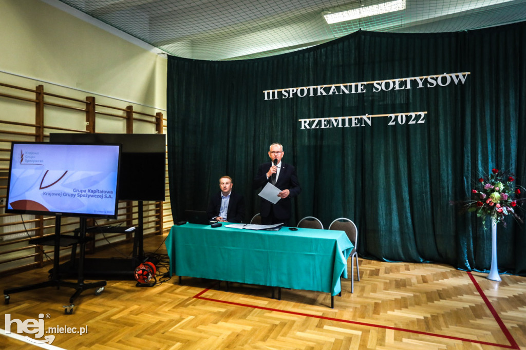 Spotkanie sołtysów w Rzemieniu