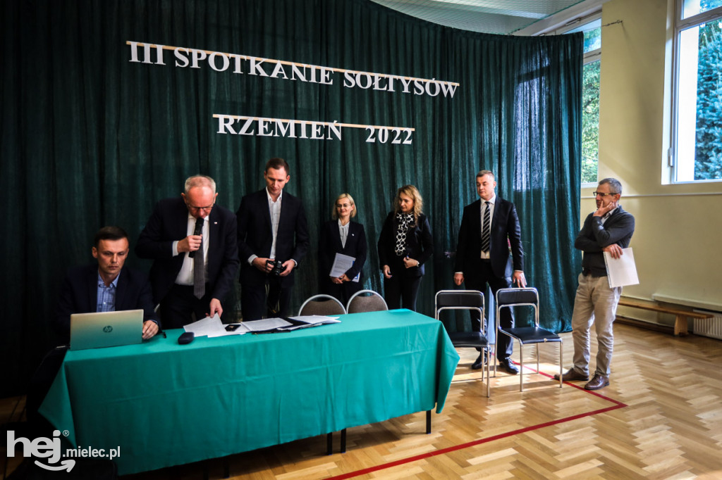 Spotkanie sołtysów w Rzemieniu