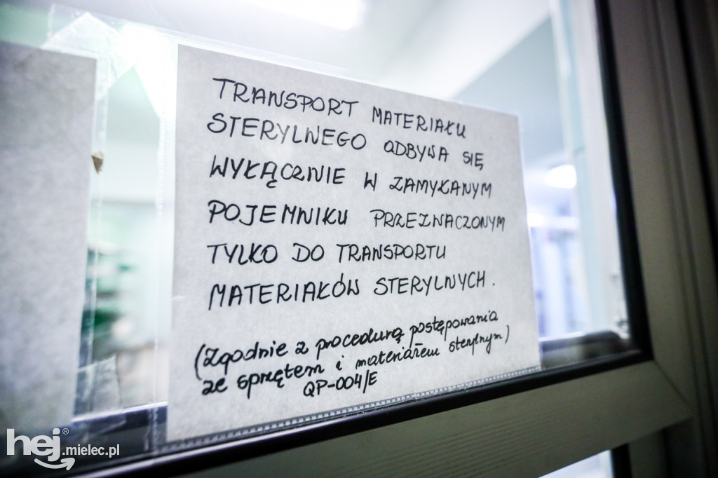 Nowy sprzęt w centralnej sterylizacji szpitala