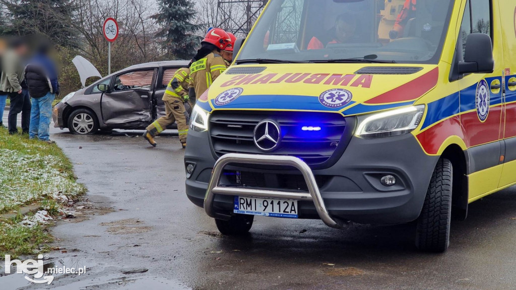 Wypadek na rogu Padykuły i Sportowej