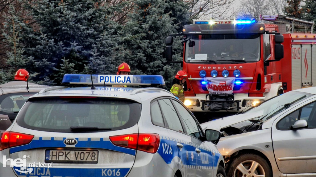 Wypadek na rogu Padykuły i Sportowej