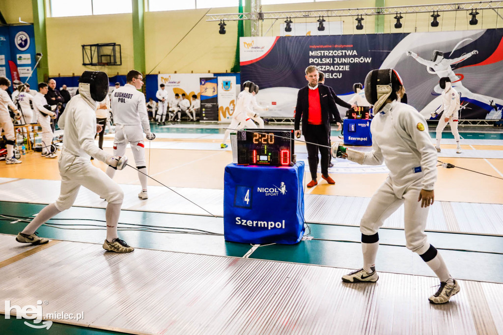 Mistrzostwa Polski Juniorów w Szpadzie Mielec 2023 - 1. dzień