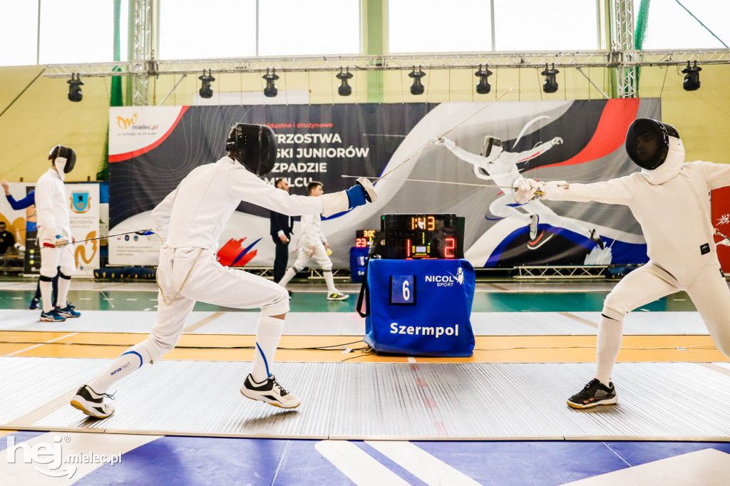 Mistrzostwa Polski Juniorów w Szpadzie Mielec 2023 - 1. dzień