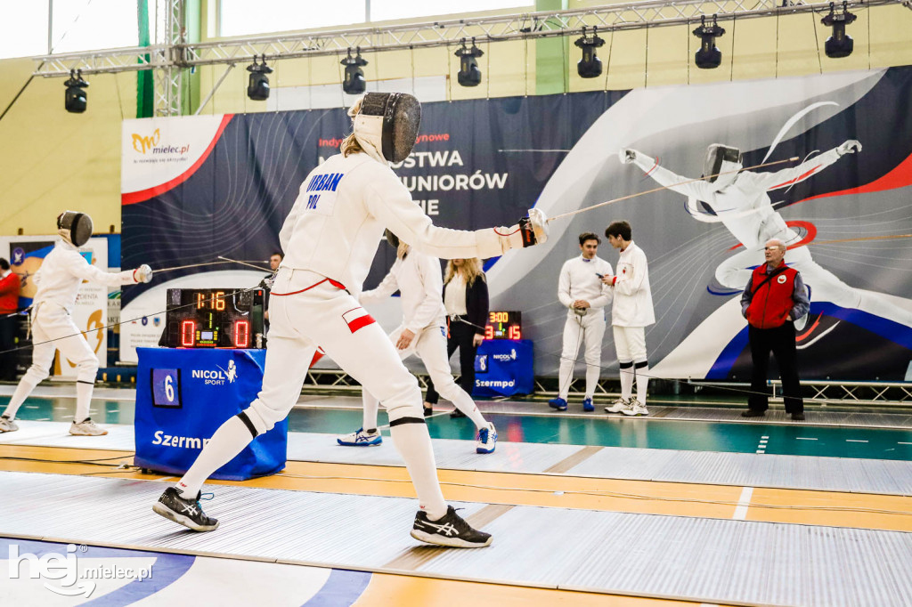 Mistrzostwa Polski Juniorów w Szpadzie Mielec 2023 - 1. dzień