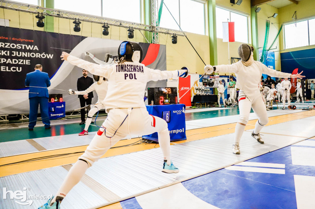 Mistrzostwa Polski Juniorów w Szpadzie Mielec 2023 - 1. dzień