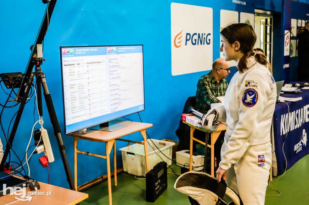 Mistrzostwa Polski Juniorów w Szpadzie Mielec 2023 - 1. dzień