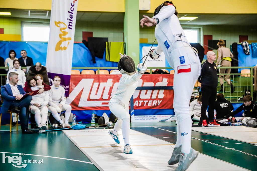 Mistrzostwa Polski Juniorów w Szpadzie Mielec 2023 - 2. dzień