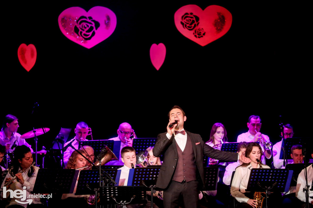 Koncert Walentynkowy Mieleckiej Orkiestry Dętej
