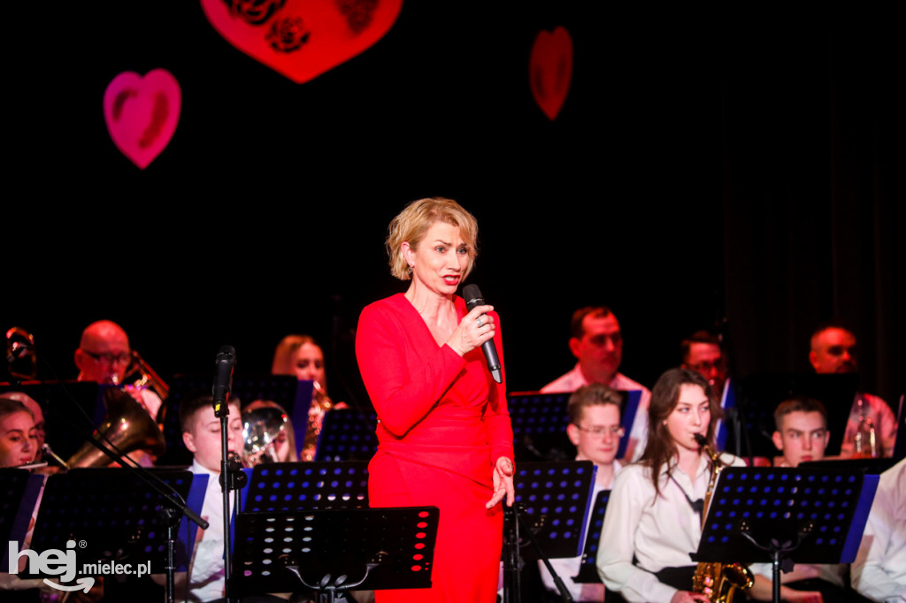 Koncert Walentynkowy Mieleckiej Orkiestry Dętej