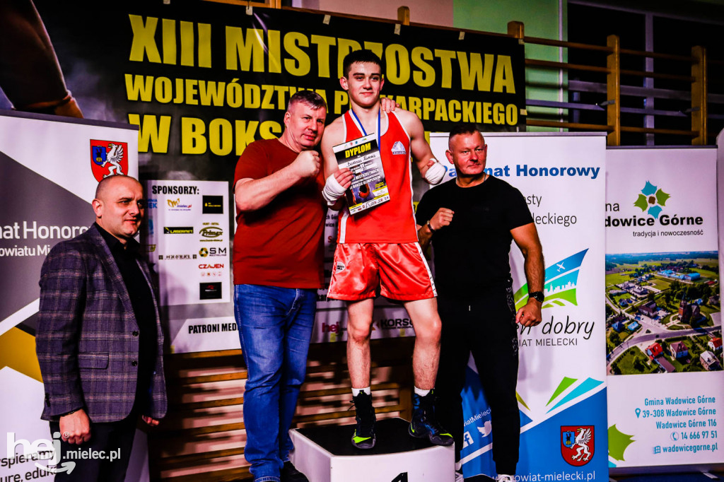 Mistrzostw Podkarpacia w Boksie Olimpijskim - gala finałowa