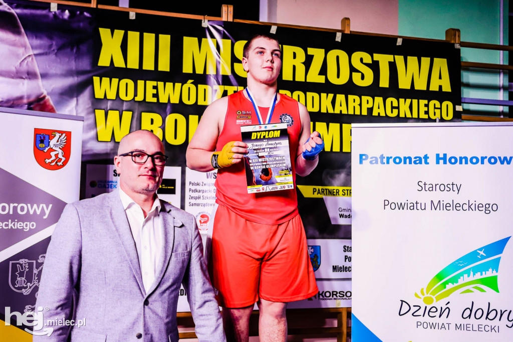 Mistrzostw Podkarpacia w Boksie Olimpijskim - gala finałowa