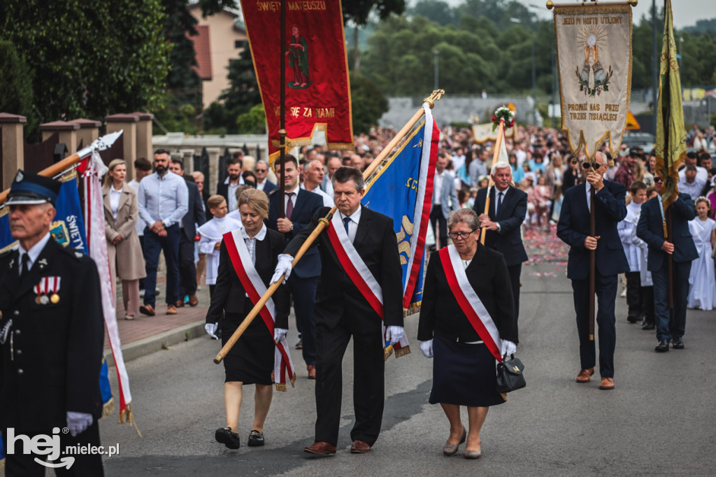 Procesja Bożego Ciała - parafia pw. Św. Mateusza