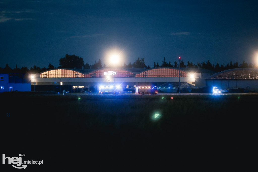 Wypadek szybowca na mieleckim lotnisku