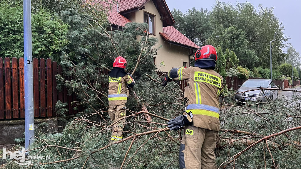 Nawałnica nad powiatem mieleckim