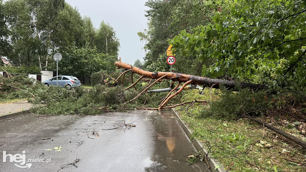 Nawałnica nad powiatem mieleckim