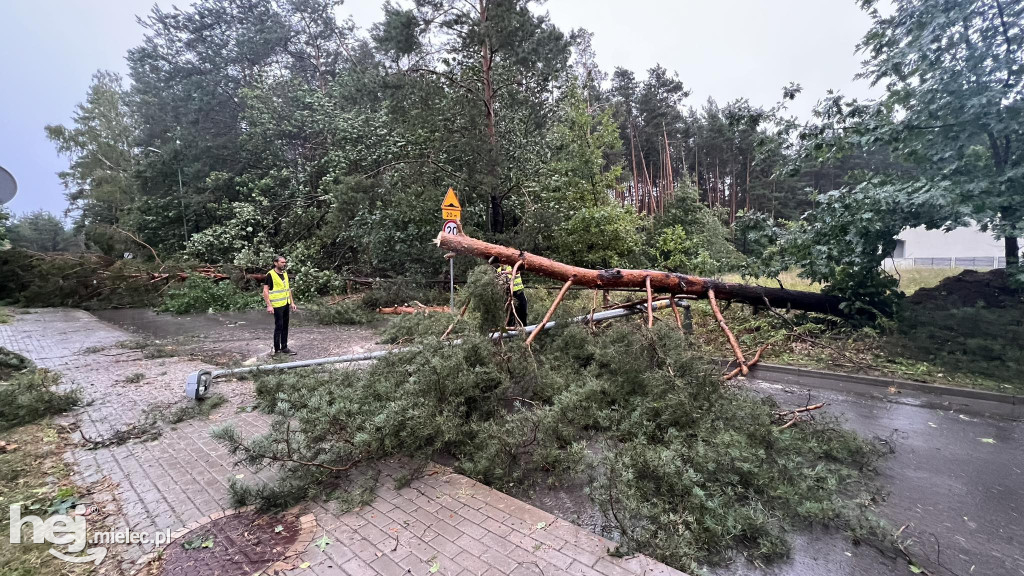 Nawałnica nad powiatem mieleckim