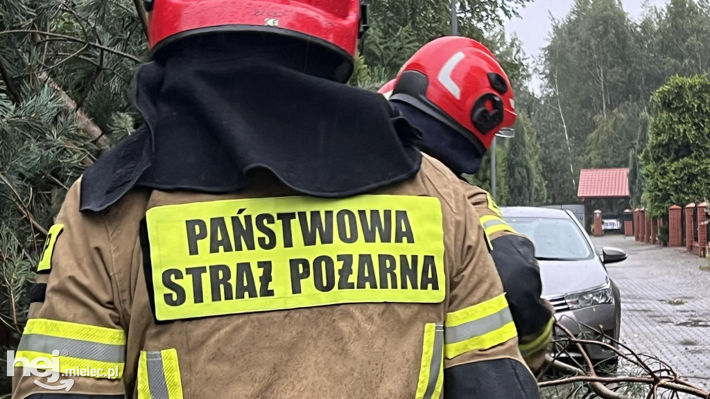 Nawałnica nad powiatem mieleckim